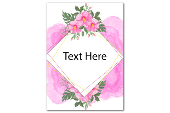 Download Watercolor Greeting Card Floral Frame - Greeting card floral frame Collection