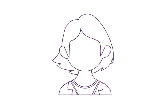 Download Woman Kids Coloring Page Art - Premium Resources