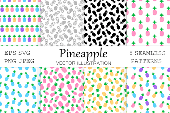 Download Pineapple Pattern. Pineapple Background - Premium Resources
