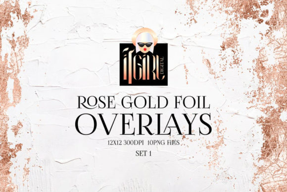 Download Rose Gold Foil Borders Clipart - Premium Resources