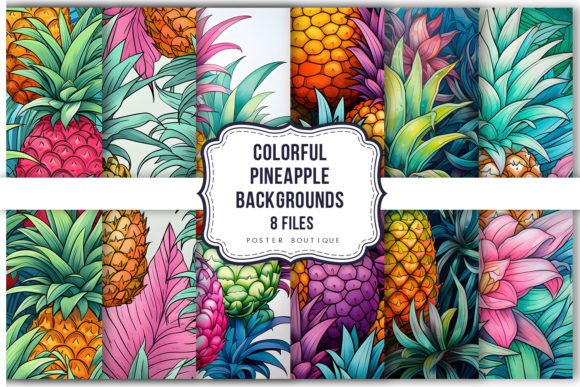 Download Colorful Pineapple Pattern Backgrounds P - Pineapple pattern Collection
