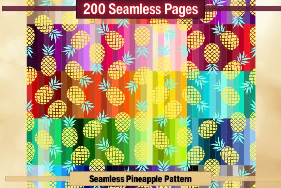 Download Seamless Pineapple Pattern Papers - Pineapple pattern Collection