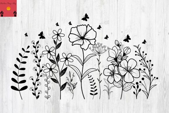 Download Wildflowers Svg, Wildflowers Border Svg, - Flowers Collection
