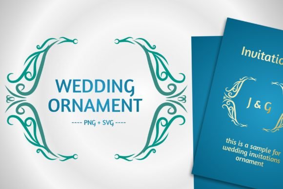 Download Two Lines Vintage Border Ornament - Ornament Collection