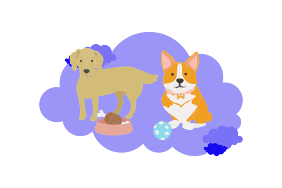 Download Dog Cute Animal Cloud Background - Premium Resources