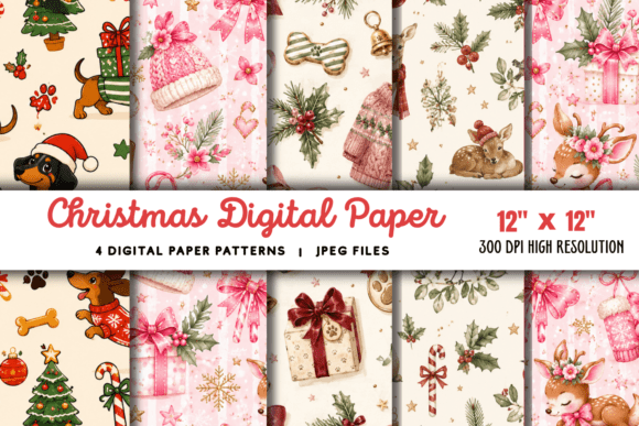 Download Christmas Scrapbook Paper - Christmas scrapbook paper Collection